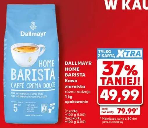 Kawa ziarnista Dallmayr Home Barista