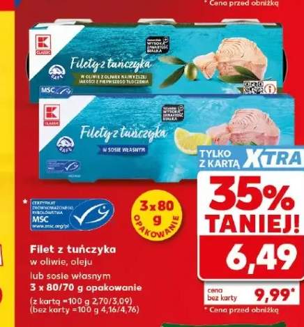 Filet z tuńczyka K-Classic