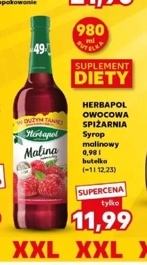 Syrop malinowy Owocowa Spiżarnia Herbapol suplement diety