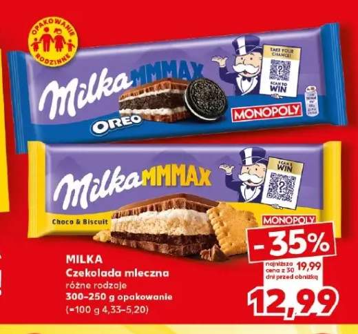 Czekolada mleczna Milka