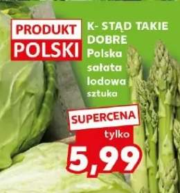 Polska sałata lodowa K-Stąd Takie Dobre