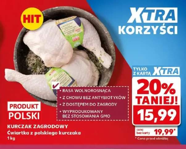 Ćwiartka z polskiego kurczaka Kurczak Zagrodowy
