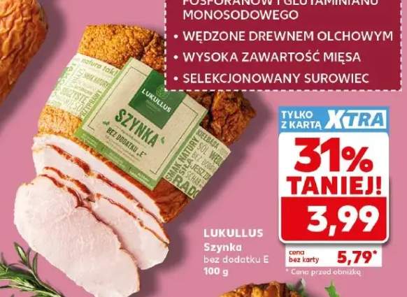 Szynka LUKULLUS bez dodatku E