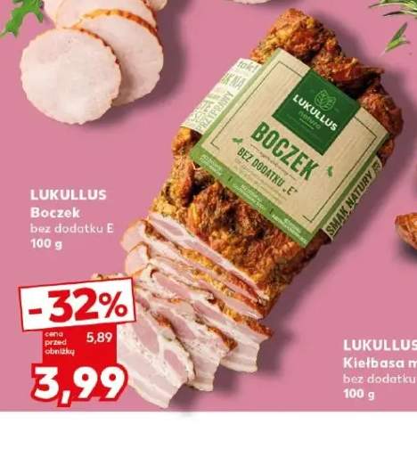 Boczek LUKULLUS bez dodatku E