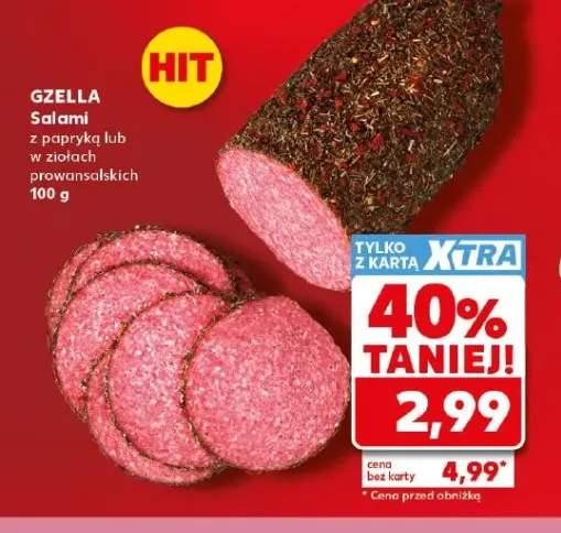 Salami w ziołach prowansalskich Gzella