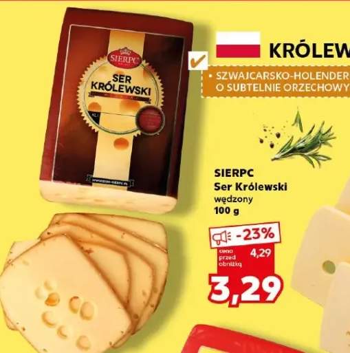 Ser Królewski wędzony Sierpc