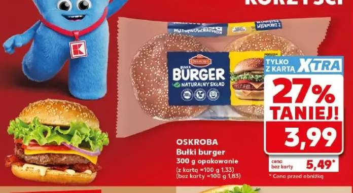 Bułki burger Oskroba
