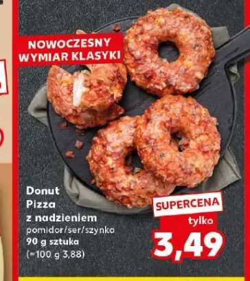 Donut Pizza z nadzieniem pomidor/ser/szynka
