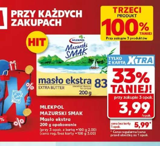 Masło ekstra MLEKPOL MAZURSKI SMAK