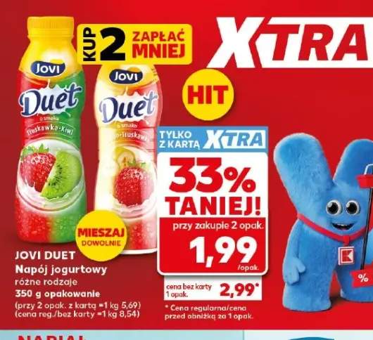 Napój jogurtowy JOVI DUET