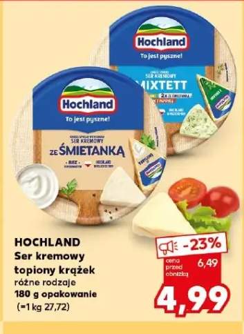 Ser kremowy topiony krążek HOCHLAND