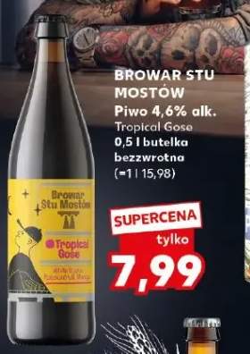 Piwo Browar Stu Mostów Tropical Gose 4,6% alk.