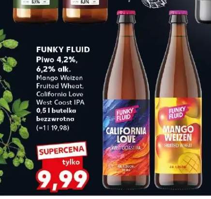 Piwo Funky Fluid California Love West Coast IPA 6,2% alk.