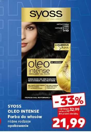 Farba do włosów SYOSS OLEO INTENSE