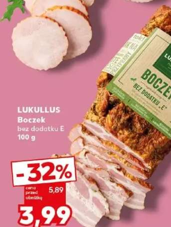 Boczek LUKULLUS bez dodatku E