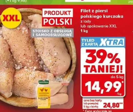 Filet z piersi polskiego kurczaka opakowanie XXL