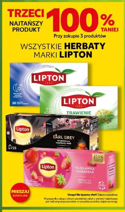 Herbata Lipton Wspomaga szybsze zasypianie