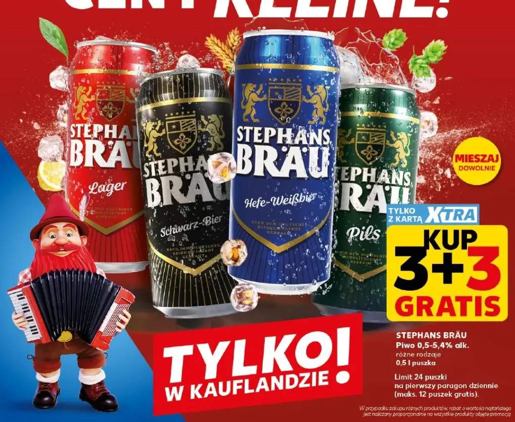Piwo STEPHANS BRÄU Schwarz-Bier