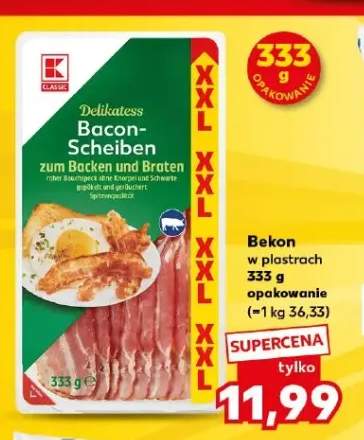 Bekon w plastrach K Classic