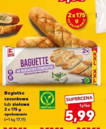Bagietka czosnkowa K Classic 2-pak 175g