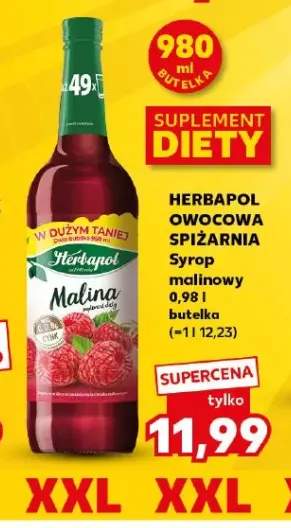 Syrop malinowy Herbapol Owocowa Spiżarnia suplement diety