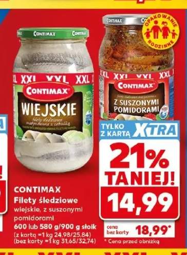 Filety śledziowe z suszonymi pomidorami Contimax