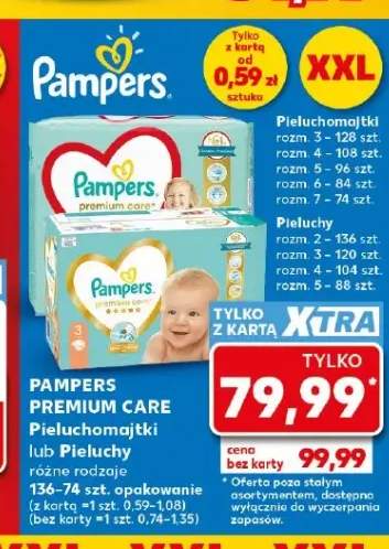 Pieluchy Pampers Premium Care