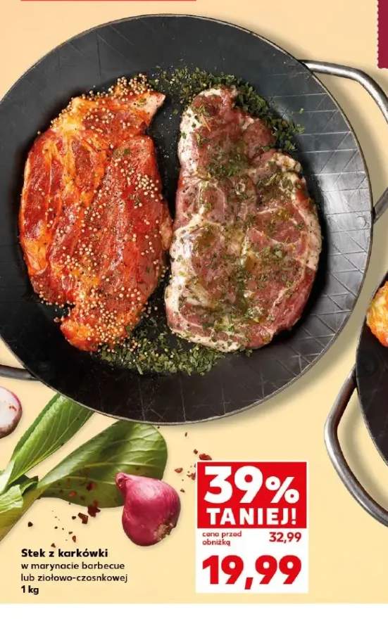 Stek z karkówki w marynacie barbecue