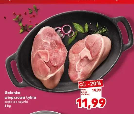 Golonka wieprzowa tylna cięta od szynki