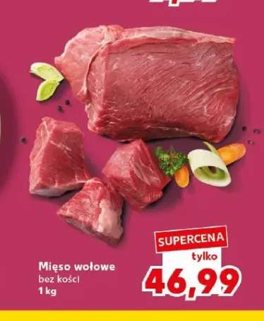 Mięso wołowe bez kości