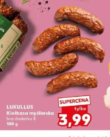 Kiełbasa myśliwska LUKULLUS bez dodatku E