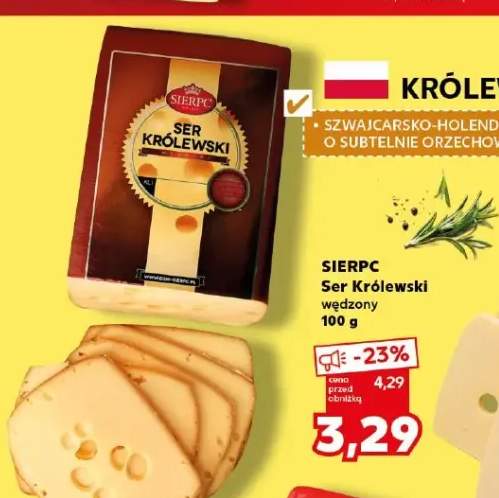 Ser Królewski wędzony Sierpc