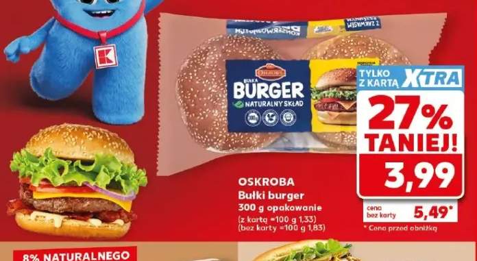 Bułki burger OSKROBA