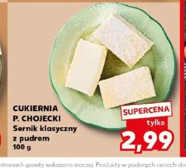 Sernik klasyczny z pudrem CUKIERNIA P. CHOJECKI
