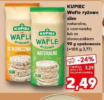 Wafle ryżowe slim z czarnuszką KUPIEC