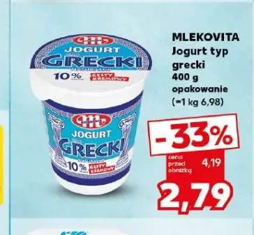 Jogurt typ grecki Mlekovita