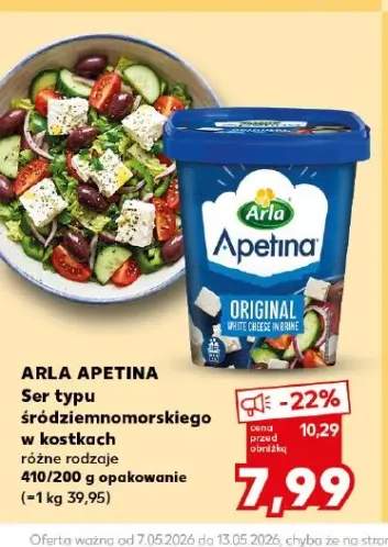 Ser typu śródziemnomorskiego w kostkach ARLA APETINA Original