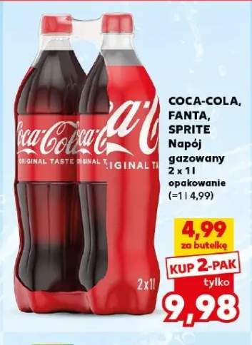 Napój gazowany Fanta 2-pak 1l