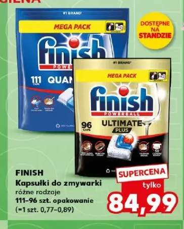 Kapsułki do zmywarki Finish Quantum