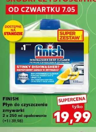 Płyn do czyszczenia zmywarki Finish Lemon 2-pak 250ml