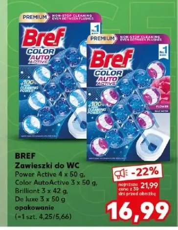 Zawieszki do WC Bref