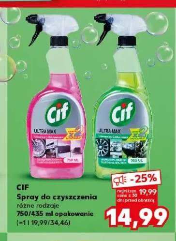 Spray do czyszczenia Cif