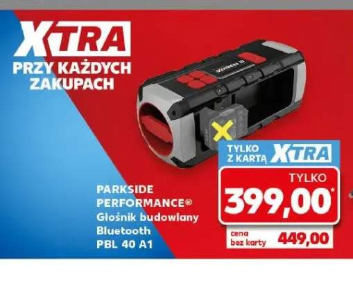 Głośnik budowlany Bluetooth PARKSIDE PERFORMANCE PBL 40 A1