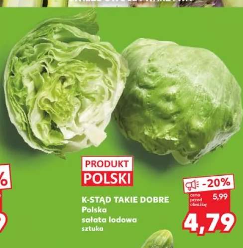Sałata lodowa K-Stąd Takie Dobre polska