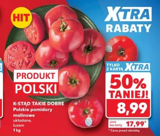 Pomidory malinowe polskie K-Stąd Takie Dobre