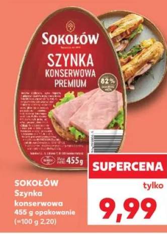 Szynka konserwowa premium Sokołów