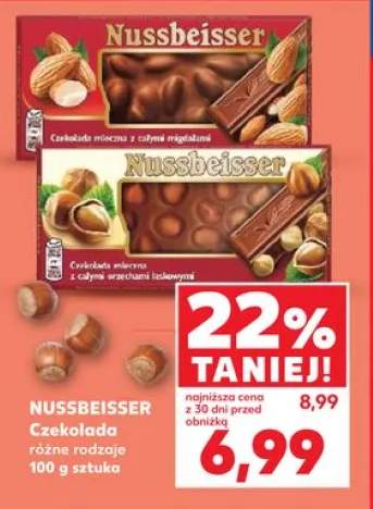 Czekolada mleczna z całymi orzechami laskowymi Nussbeisser
