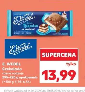 Czekolada Smak Tiramisu E. Wedel 220-295g