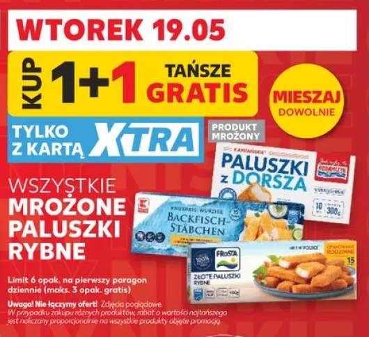 Mrożone paluszki rybne Frosta Złote