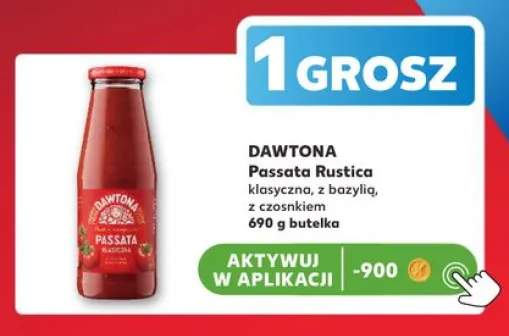 Passata Rustica DAWTONA z czosnkiem